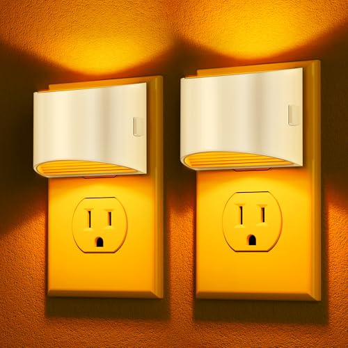 DORESshop Night Light, Night Lights Plug into Wall, Adjustable, Amber