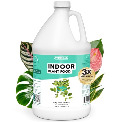 Indoor Plant Food, Complete Liquid Fertilizer for Houseplants, 1 Gallon