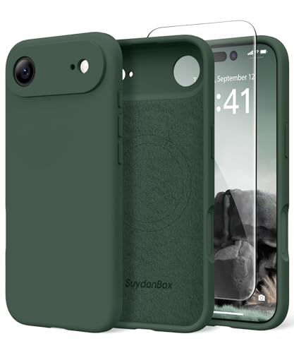 SuydanBox Magnetic for iPhone Air Case Silicone Alpine Green