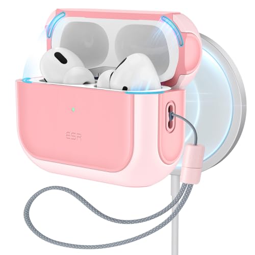 ESR for AirPods Pro 2 Case, Compatible with MagSafe, Pink