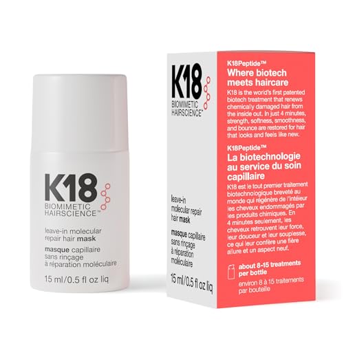 K18 Leave-In Molecular Repair Hair Mask 0.5 Fl Oz