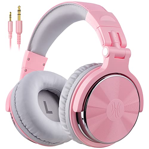 OneOdio Wired Over Ear Headphones Hi-Res Studio Monitor & Mixing DJ Stereo Headsets with 50mm Drivers and 1/4 to 3.5mm Jack f
