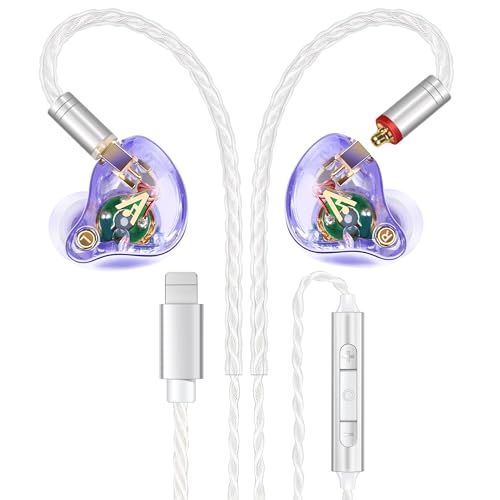 Audiovance Vibes 202ML HiFi Wired Earbuds for iPhone 14/13/12/11/X, Pro Max