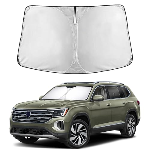EcoNour Windshield Sunshade Compatible for Volkswagen Atlas 2018-2025 2026