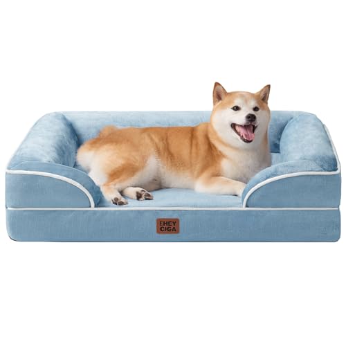 EHEYCIGA Orthopedic Dog Beds Large Sized Dog, Waterproof Washable Pet Bed