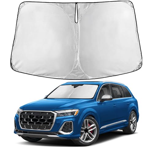EcoNour Windshield Sunshade Compatible for Audi SQ7 2020-2024 2025 2026