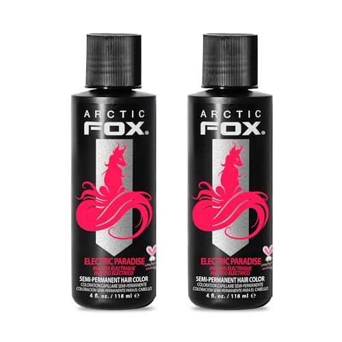 ARCTIC FOX Semi-Permanent Hair Dye - Electric Paradise UV Reactive - 2x4 oz