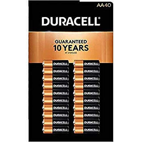 Duracell - CopperTop AA Alkaline Batteries - long lasting all-purpose Double A battery for household and business - 40 Count