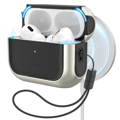 ESR for AirPods Pro 2 Case, Compatible with MagSafe, Titanium