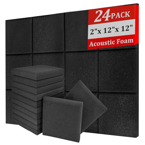 SAIQIANG Sound Proof Foam Panels for Walls, High-Density Sound Proof Panels for Walls, Acoustic Panels Sound Absorbing for No