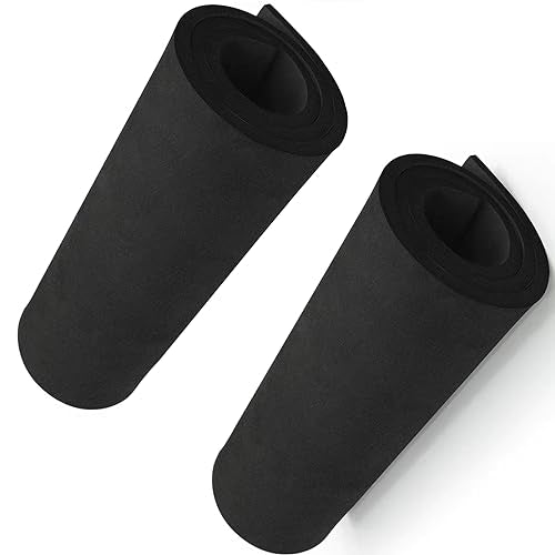 2-Pack Black Eva Foam Cosplay Sheets roll, Premium eva Craft Foam 6mm Thick, 13.9" x 49", High Density 86kg/m3 for Cosplay Co