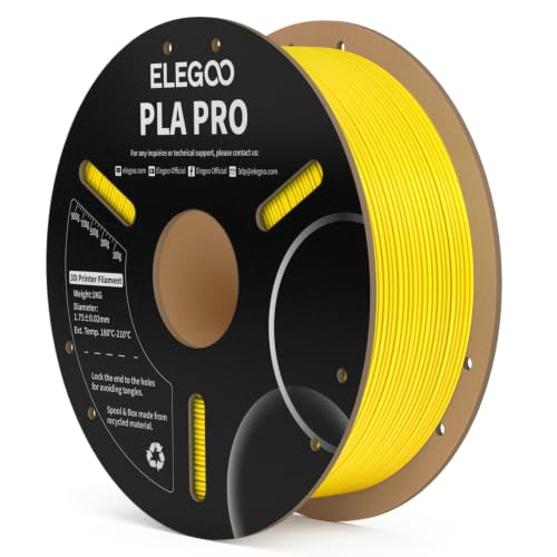 ELEGOO PLA 3D Printer Filament 1.75mm Yellow PRO 1KG
