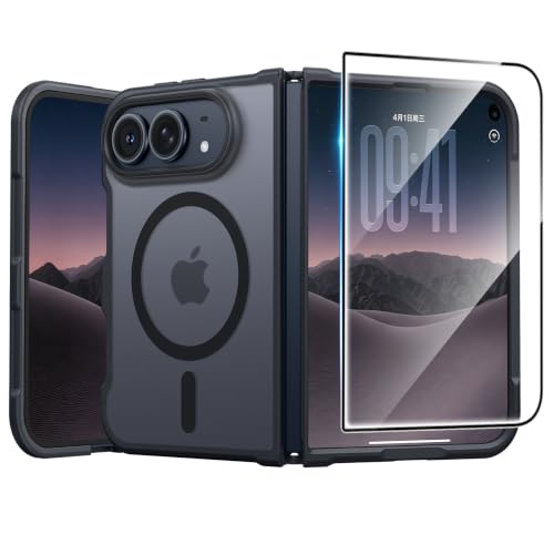 FNTCASE for iPhone Duo Case, with Screen Protector, Compatible with Magsafe