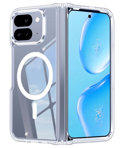 FNTCASE for Google Pixel 10 Pro Fold Case Clear Compatible with Magsafe