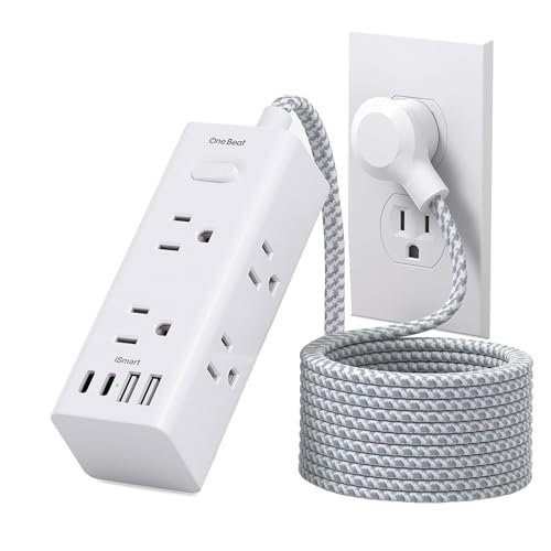 One Beat Surge Protector Power Strip, 6 Outlets with 4 USB Ports(2 USB C)