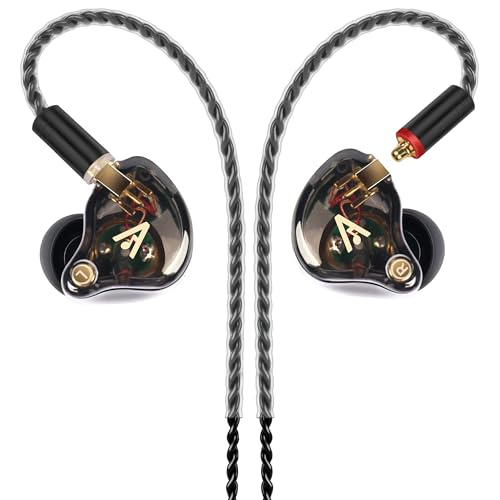 Audiovance Vibes 202 HiFi Wired Earbuds, IEM in-Ear Monitor Headphones