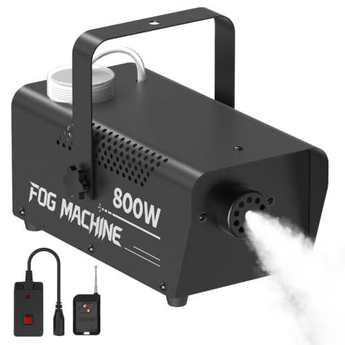 Dviuoa 800W Fog Machine, 3500CFM High Output Smoke Machine