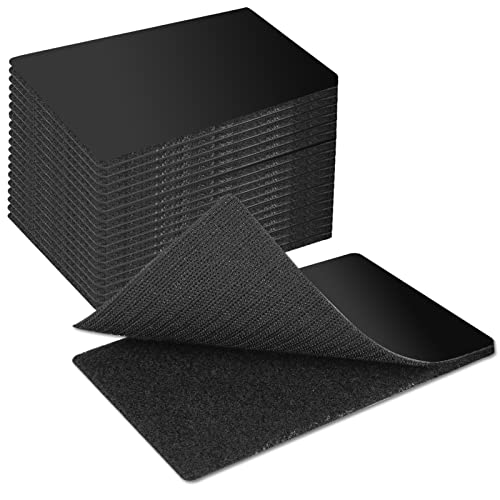 Art3d 16 Sets Hook and Loop Tape Sticky Back, 4"x6" Double-Sided Command Adhesive Strip Heavy Duty