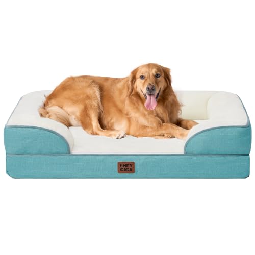 EHEYCIGA Orthopedic Extra Large Dog Bed, Waterproof Washable XL Pet Bed 44"
