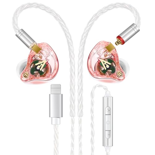 Audiovance Vibes 202ML HiFi Wired Earbuds for iPhone 14/13/12/11/X, Pro Max