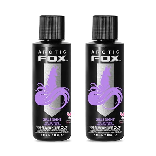 ARCTIC FOX Semi-Permanent Hair Dye Girls Night - Vegan - 2 x 4 fl oz