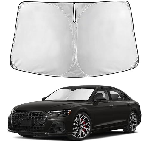 EcoNour Windshield Sunshade Compatible for Audi S8 2001-2024 2025 2026