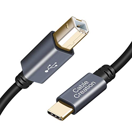 CableCreation USB C to USB B Printer Cable 15FT, MIDI Cable for Yamaha, DJ