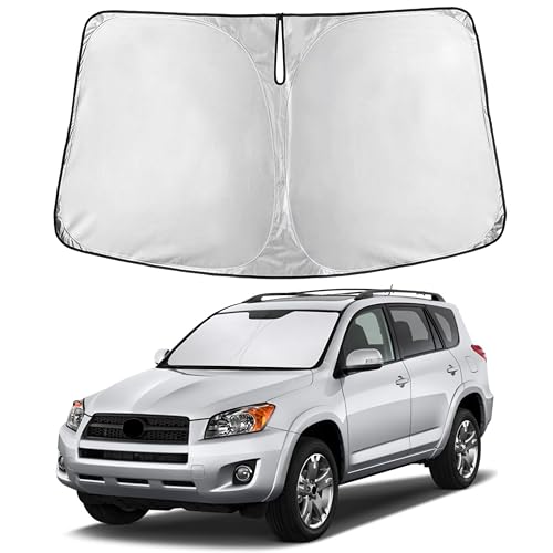 EcoNour Windshield Sunshade Compatible for Toyota RAV4 2006-2010 2011 2012