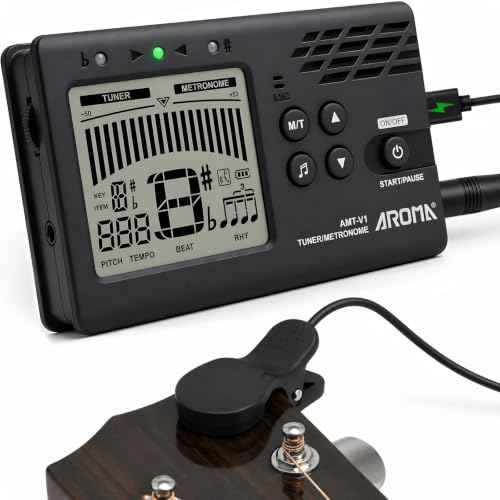 Ulumac Rechargeable Tuner-Metronome, Transpose & Chromatic, Vocal Counting