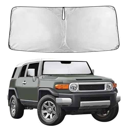 EcoNour Windshield Sunshade Compatible for Toyota FJCruiser 2007-2013 2014