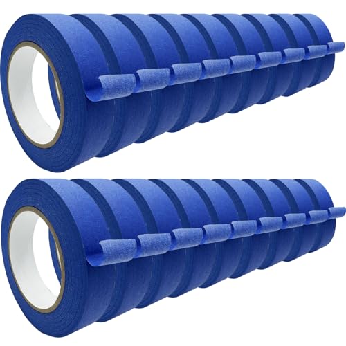 Premium Blue Tapes, Painters Tape, Masking Tape (1081.8yd =0.94IN*60.1yd*18 Rolls), Medium Adhesion, Edge-Lock, Multi-Surface