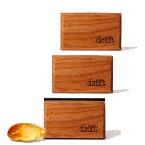 Drift Car Air Freshener - The Original Wood Air Freshener - Car Odor Eliminator - Long Lasting Scent - Metal Clip - Essential
