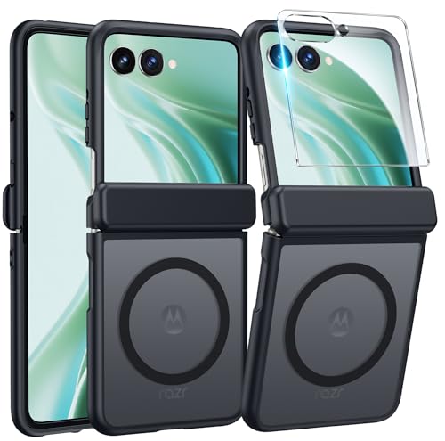 FNTCASE for Motorola Razr Ultra 2026/2025 Case, Fit for Magsafe, Black