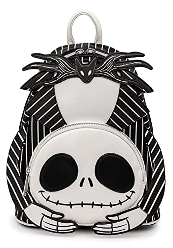 Loungefly Disney Nightmare Before Christmas Headless Jack Skellington Womens Double Strap Shoulder Bag Purse
