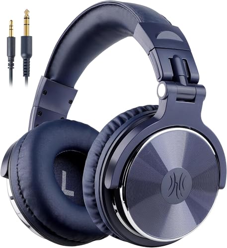 OneOdio Wired Over Ear Headphones Studio Monitor & Mixing DJ Stereo Headsets with 50mm Neodymium Drivers and 1/4 to 3.5mm Jac