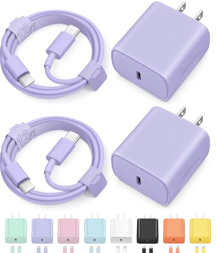 12FT iPhone 17 16 15 Charger Fast Charging Type C Chargers USB C Charger
