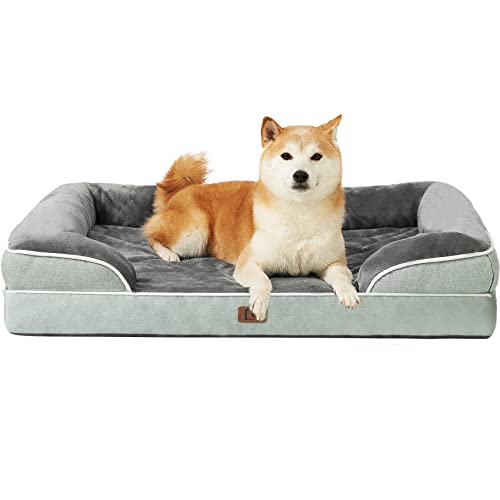 EHEYCIGA Orthopedic Dog Beds Large Sized Dog, Waterproof Washable Pet Bed