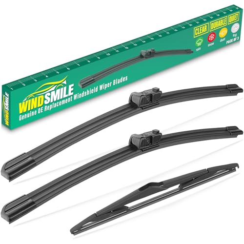 WINDSMILE Windshield Wiper Blades Replacement for Ford Fiesta 2009-2018