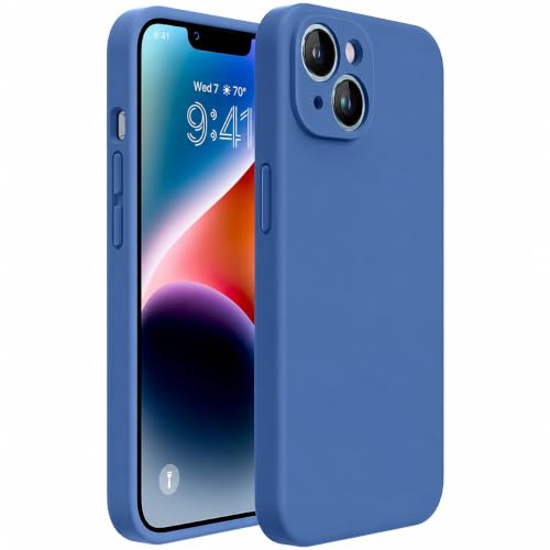 Miracase Silicone for iPhone 14 Case, Sky Blue