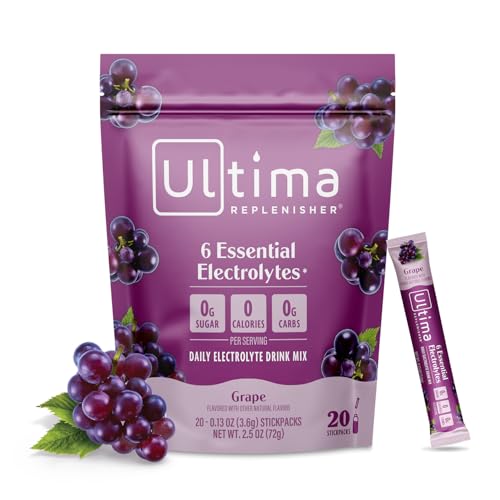 Ultima Replenisher Grape Electrolyte Packets 20 Stickpacks