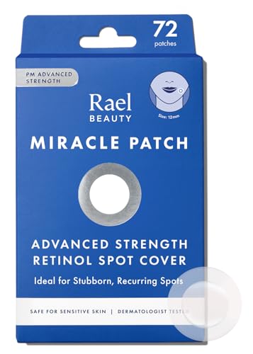 Rael Miracle Retinol PM Spot Cover Hydrocolloid Acne Pimple Patches (72 Ct)