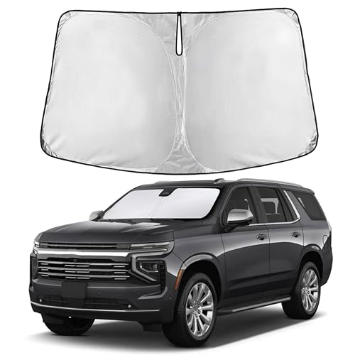 EcoNour Windshield Sunshade Compatible for Chevrolet Tahoe 2021-2025 2026