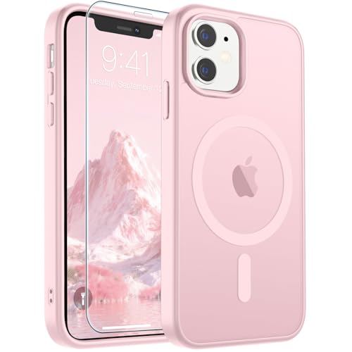SUPFINE Magnetic for iPhone 11 Phone Case Light Pink