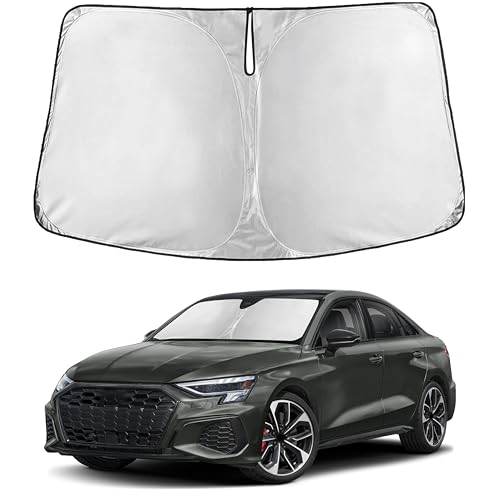 EcoNour Windshield Sunshade Compatible for Audi S3 2015-2024 2025 2026
