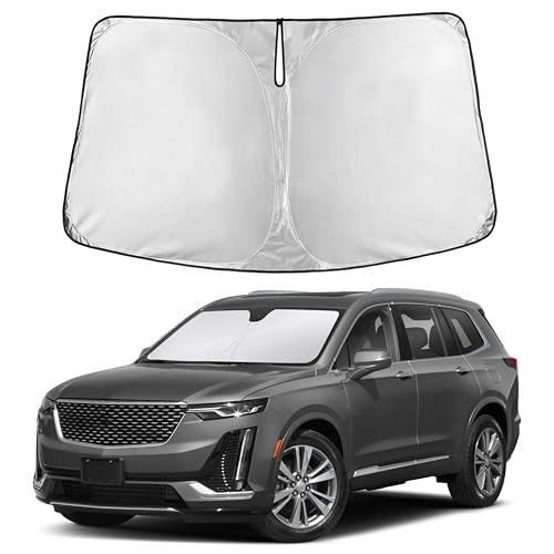 EcoNour Windshield Sunshade Compatible for Cadillac XT6 2020-2023 2024 2025