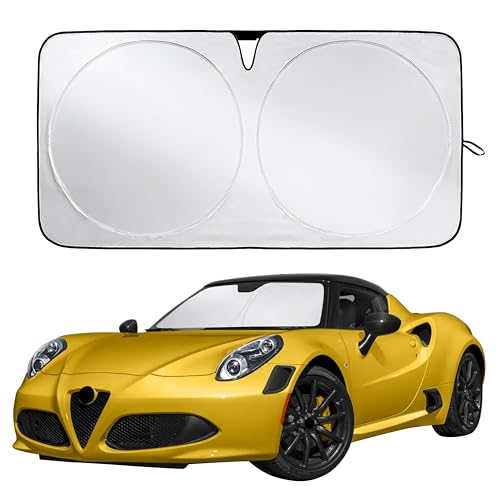 Econour Windshield Sunshade Compatible for Alfa Romeo 4C 2015-2017 2018