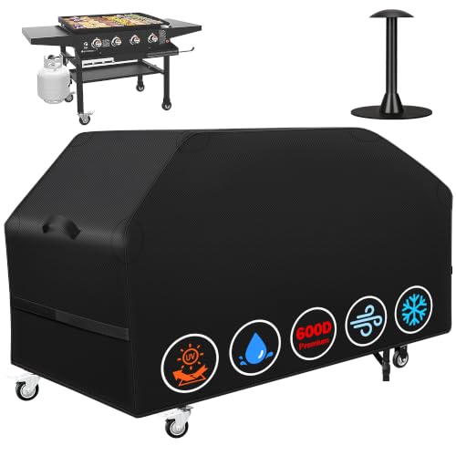 iCOVER 36 inch Griddle Cover for Blackstone, 600D Heavy Duty Waterproof Canvas Flat Top Gas Grill Covers for 36" Grills 1554 