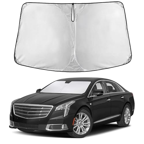 EcoNour Windshield Sunshade Compatible for Cadillac XTS 2013-2017 2018 2019