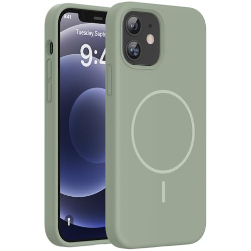 Miracase Magnetic for iPhone 12 Case/iPhone 12 Pro Case, Patina Green