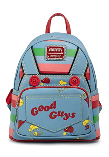 Loungefly Childs Play Chucky Cosplay Womens Double Strap Shoulder Bag Purse